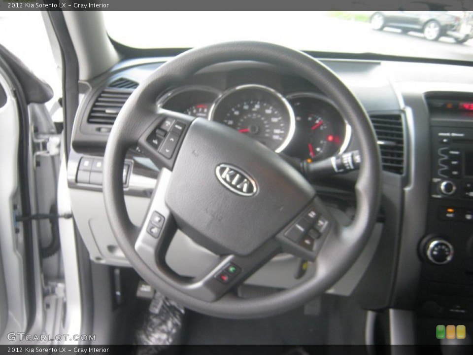 Gray Interior Steering Wheel for the 2012 Kia Sorento LX #52273501