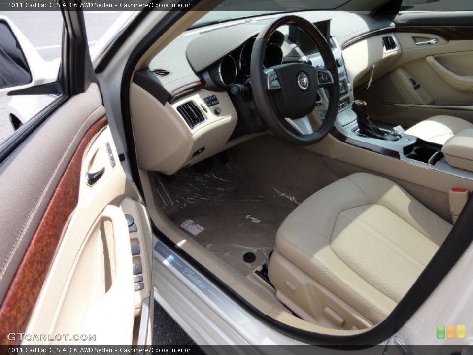 Cashmere/Cocoa Interior Photo for the 2011 Cadillac CTS 4 3.6 AWD Sedan #52274026