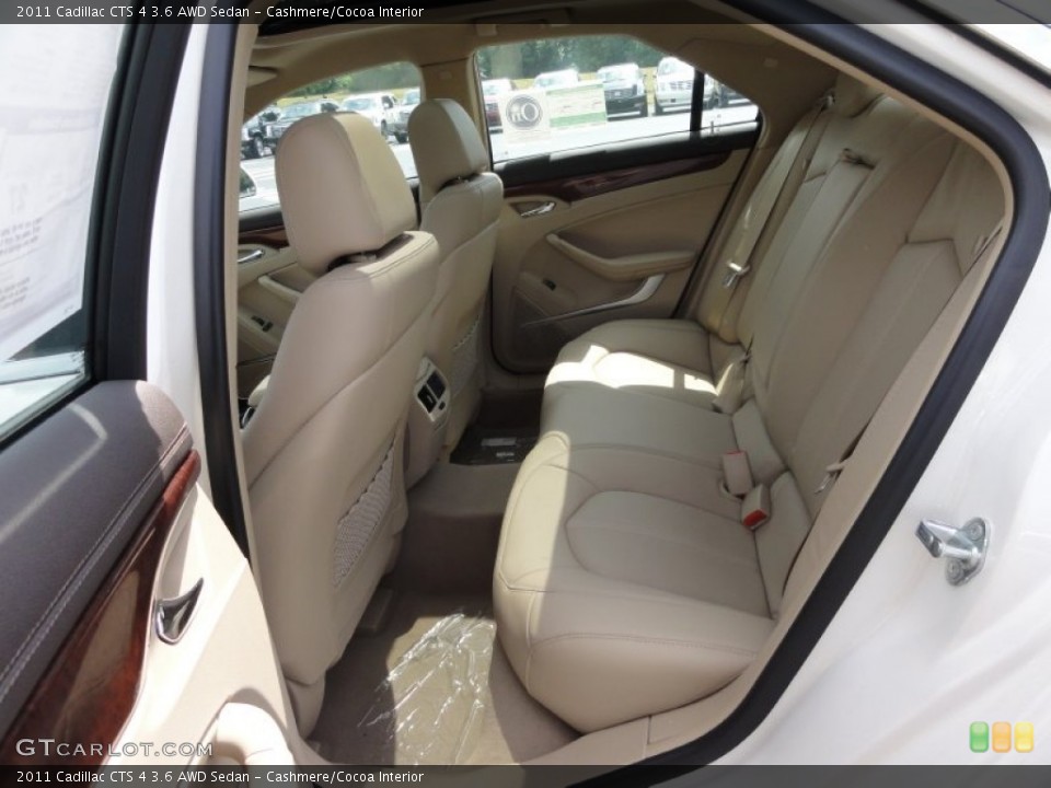 Cashmere/Cocoa Interior Photo for the 2011 Cadillac CTS 4 3.6 AWD Sedan #52274041