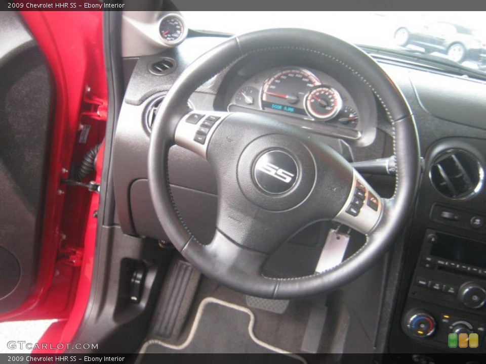 Ebony Interior Steering Wheel for the 2009 Chevrolet HHR SS #52274995
