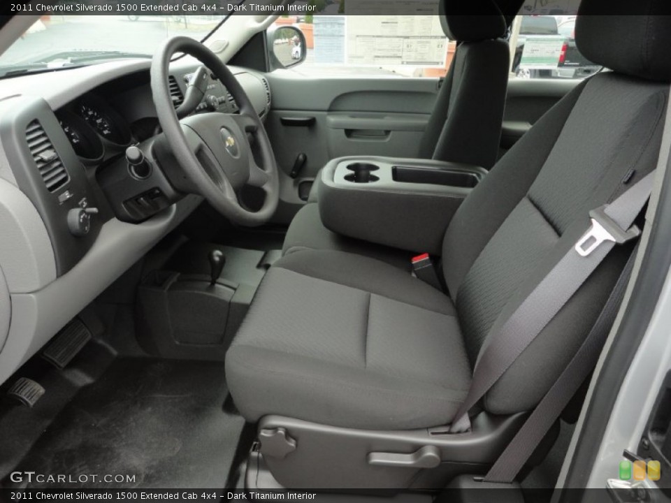 Dark Titanium Interior Photo for the 2011 Chevrolet Silverado 1500 Extended Cab 4x4 #52275172