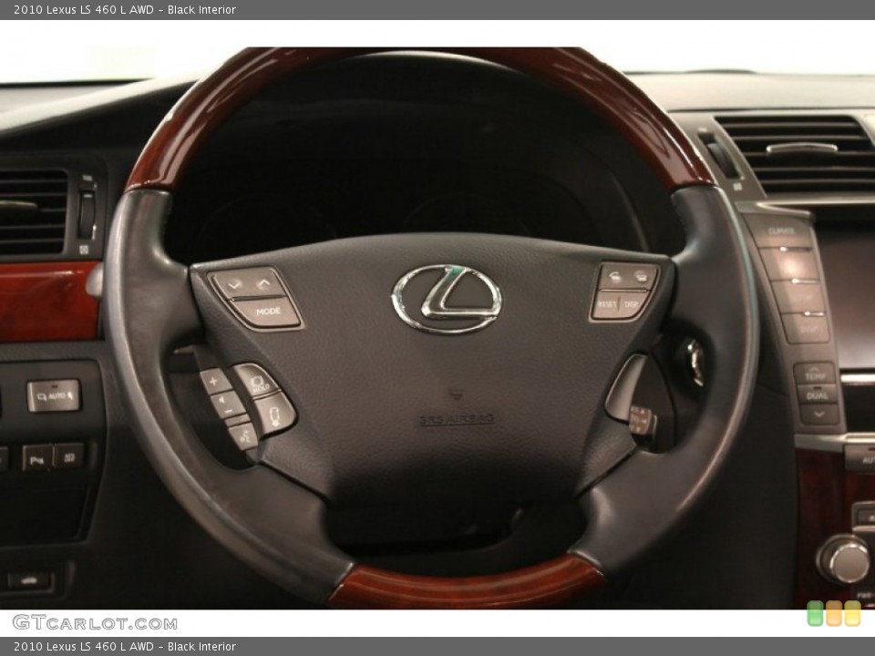 Black Interior Steering Wheel for the 2010 Lexus LS 460 L AWD #52275265
