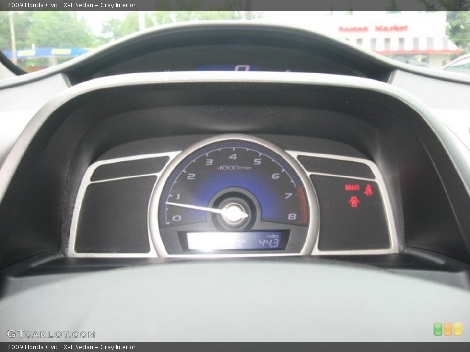 Gray Interior Gauges for the 2009 Honda Civic EX-L Sedan #52275316