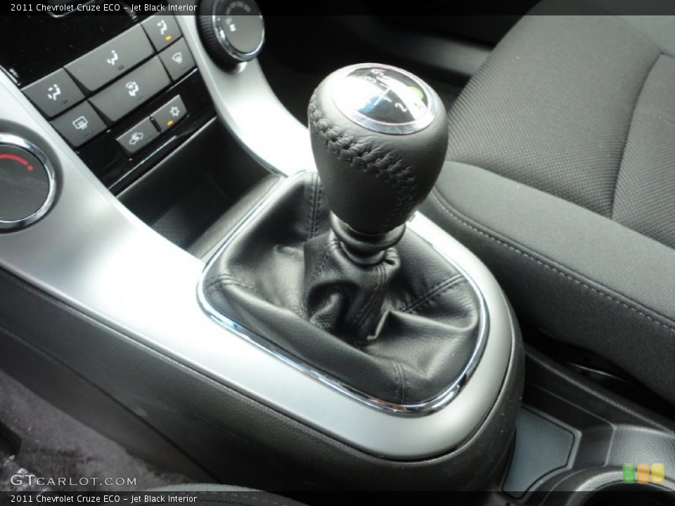 Jet Black Interior Transmission for the 2011 Chevrolet Cruze ECO #52276126