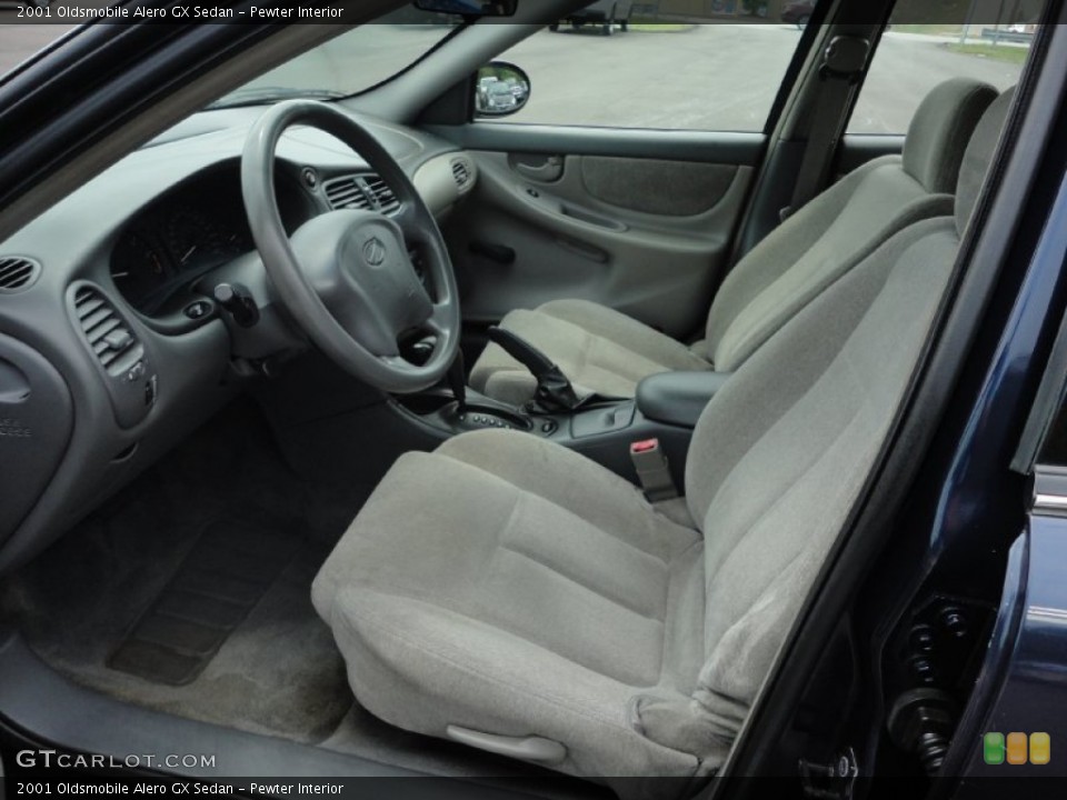 Pewter Interior Photo for the 2001 Oldsmobile Alero GX Sedan #52276687