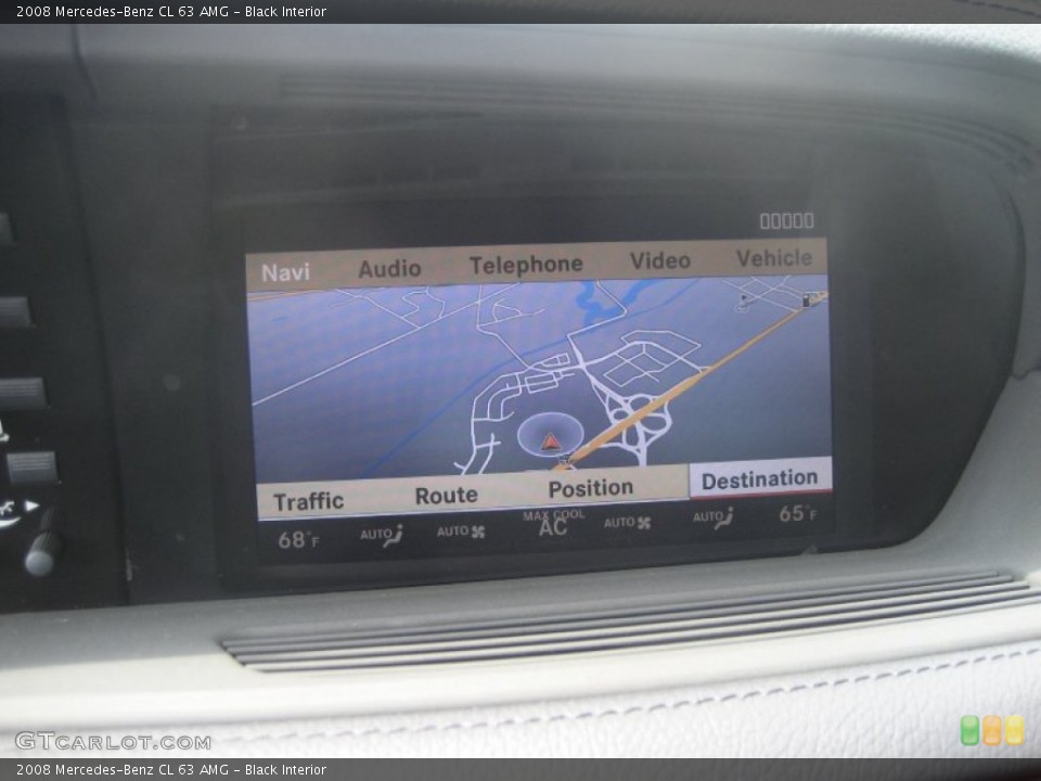 Black Interior Navigation for the 2008 Mercedes-Benz CL 63 AMG #52280621