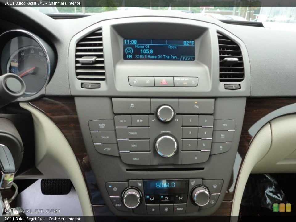 Cashmere Interior Controls for the 2011 Buick Regal CXL #52280702