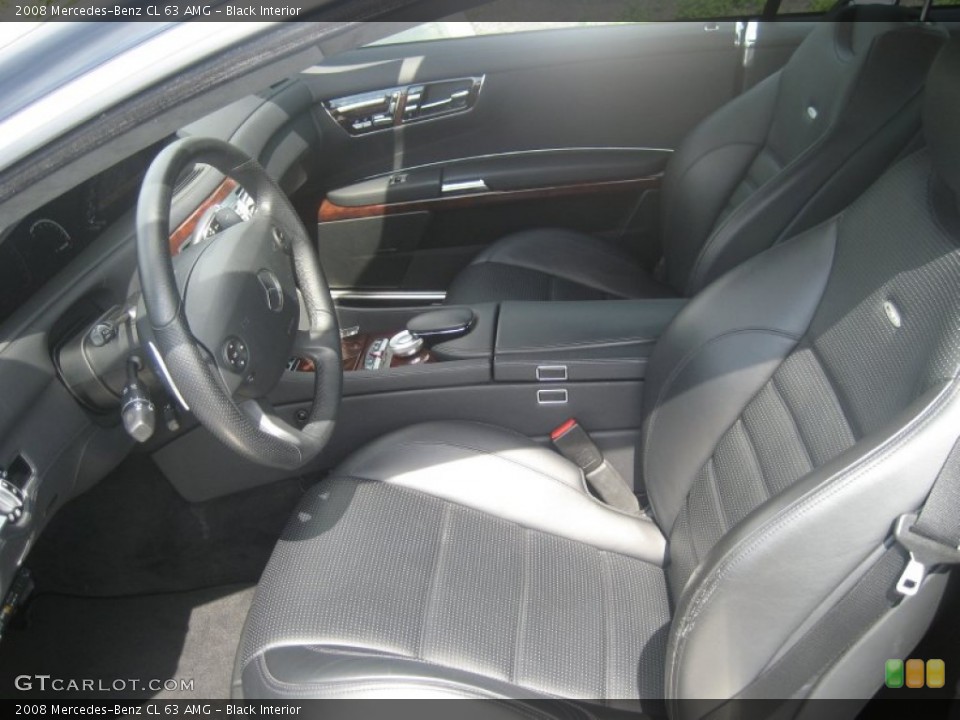 Black Interior Photo for the 2008 Mercedes-Benz CL 63 AMG #52280726