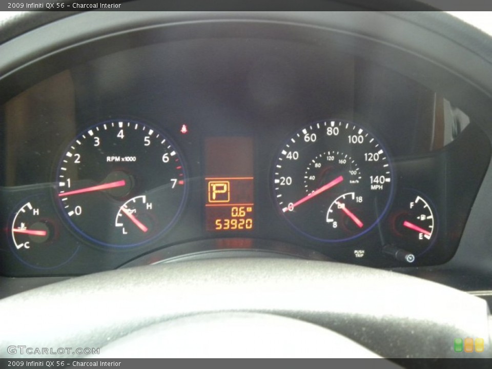 Charcoal Interior Gauges for the 2009 Infiniti QX 56 #52280807