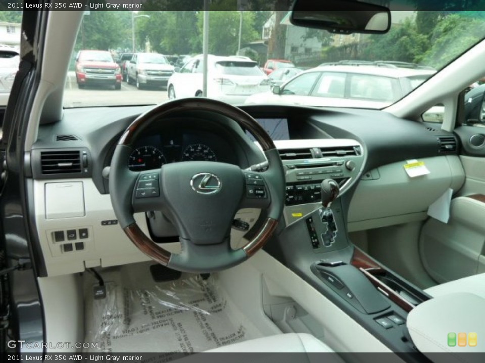 Light Gray Interior Prime Interior for the 2011 Lexus RX 350 AWD #52281755