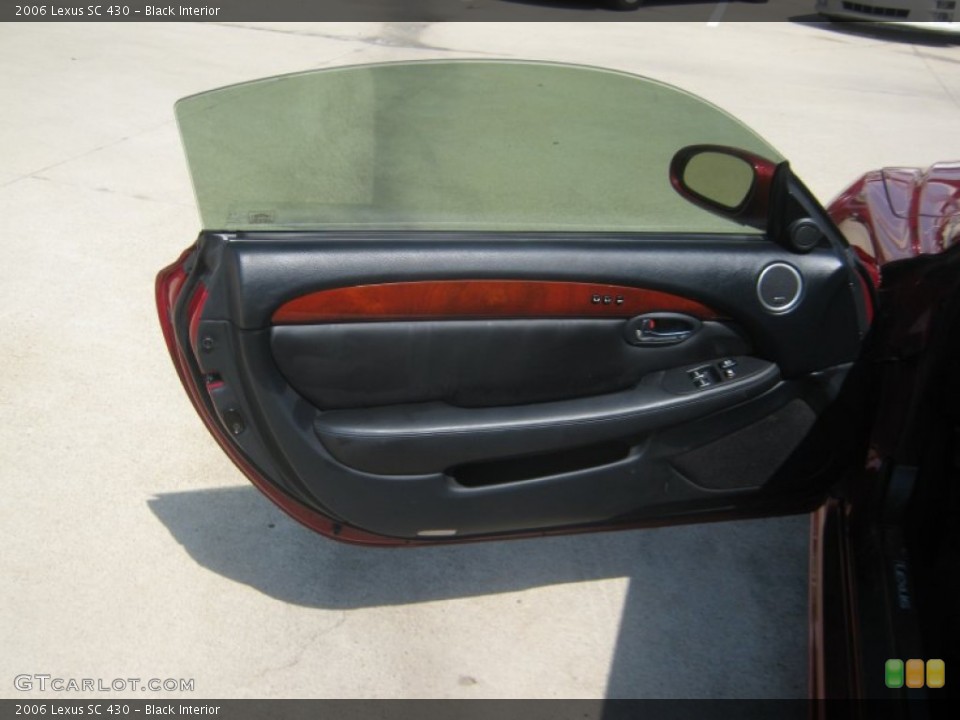 Black Interior Door Panel for the 2006 Lexus SC 430 #52284047