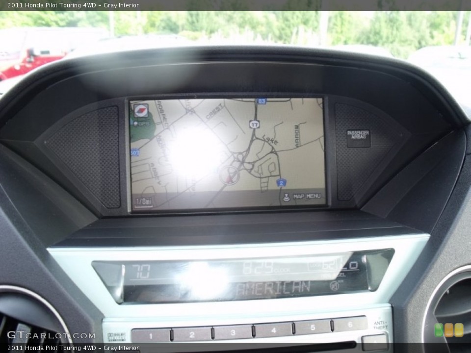 Gray Interior Navigation for the 2011 Honda Pilot Touring 4WD #52284188