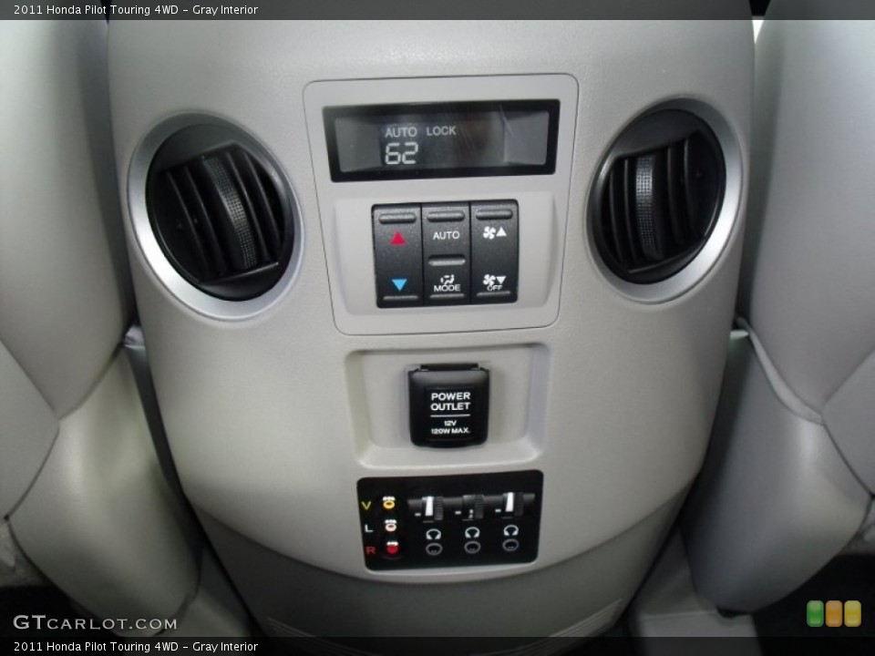 Gray Interior Controls for the 2011 Honda Pilot Touring 4WD #52284215
