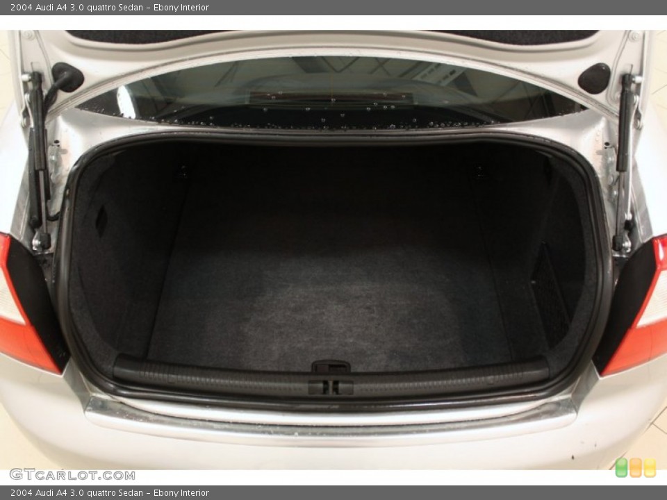 Ebony Interior Trunk for the 2004 Audi A4 3.0 quattro Sedan #52284641