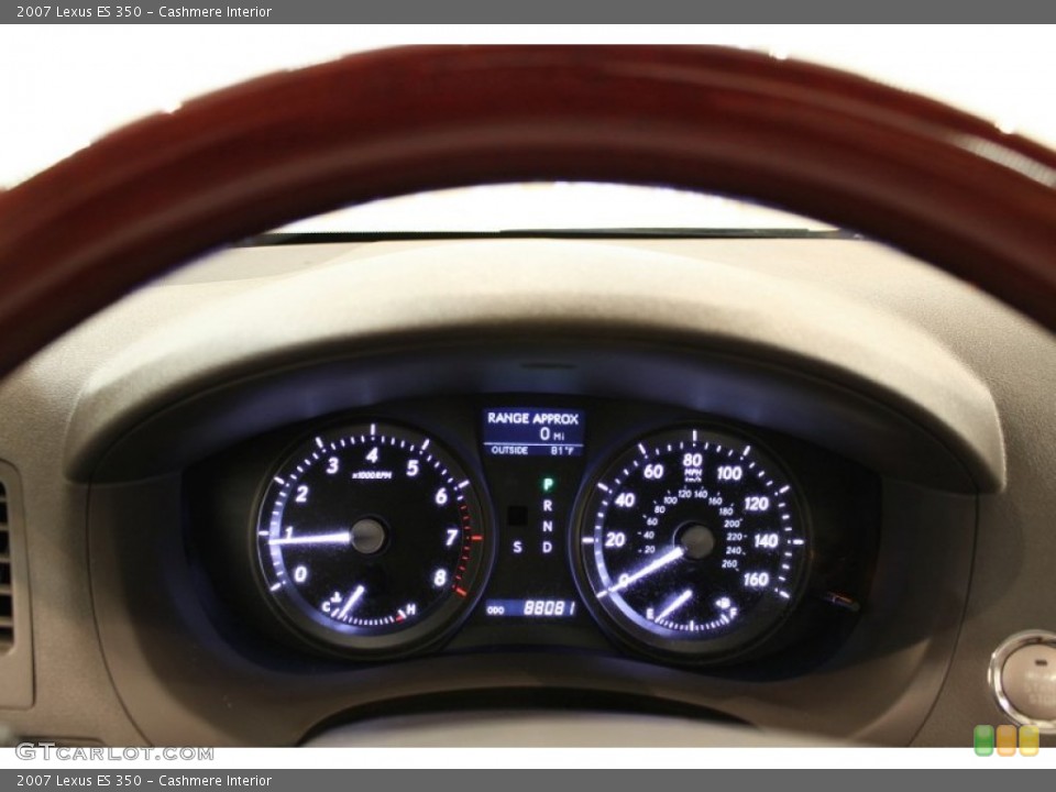 Cashmere Interior Gauges for the 2007 Lexus ES 350 #52284881