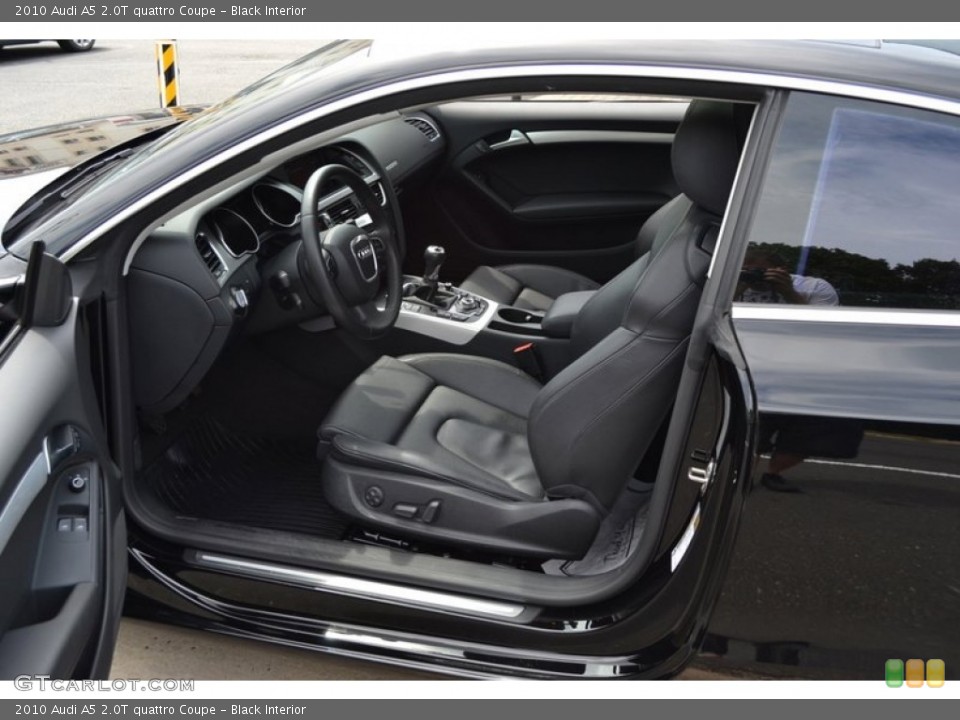 Black Interior Photo for the 2010 Audi A5 2.0T quattro Coupe #52285322