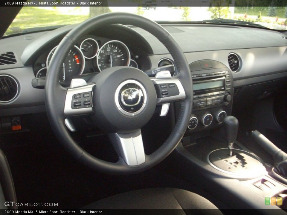 Black Interior Dashboard for the 2009 Mazda MX-5 Miata Sport Roadster #52286609