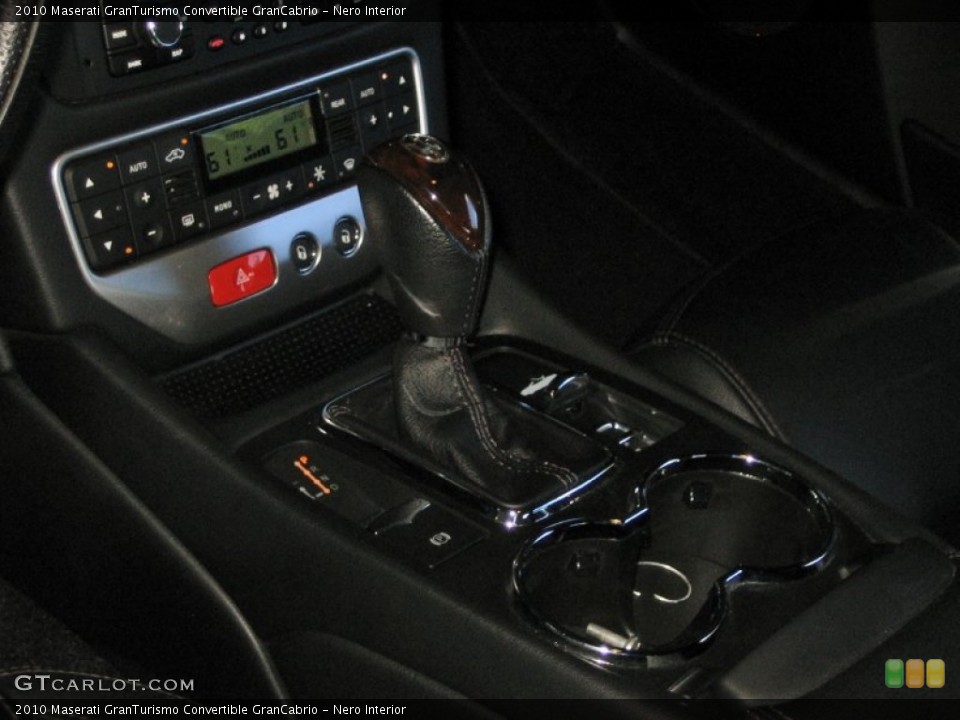 Nero Interior Transmission for the 2010 Maserati GranTurismo Convertible GranCabrio #52287030
