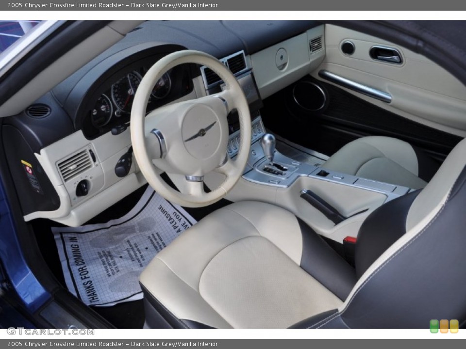 Dark Slate Grey/Vanilla Interior Photo for the 2005 Chrysler Crossfire Limited Roadster #52289693