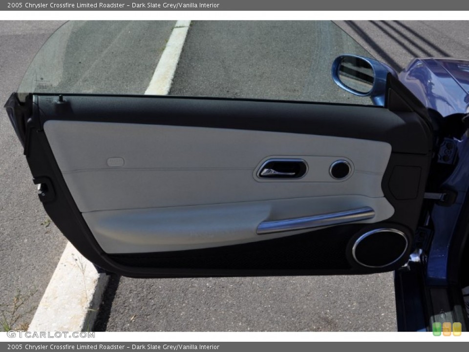 Dark Slate Grey/Vanilla Interior Door Panel for the 2005 Chrysler Crossfire Limited Roadster #52289948
