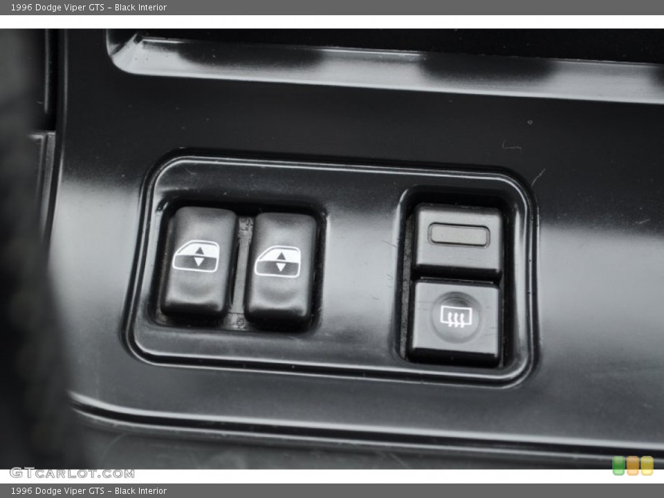 Black Interior Controls for the 1996 Dodge Viper GTS #52291886