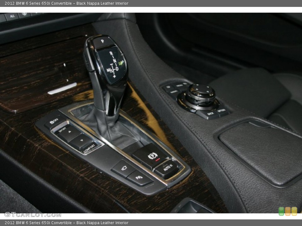 Black Nappa Leather Interior Transmission for the 2012 BMW 6 Series 650i Convertible #52293284