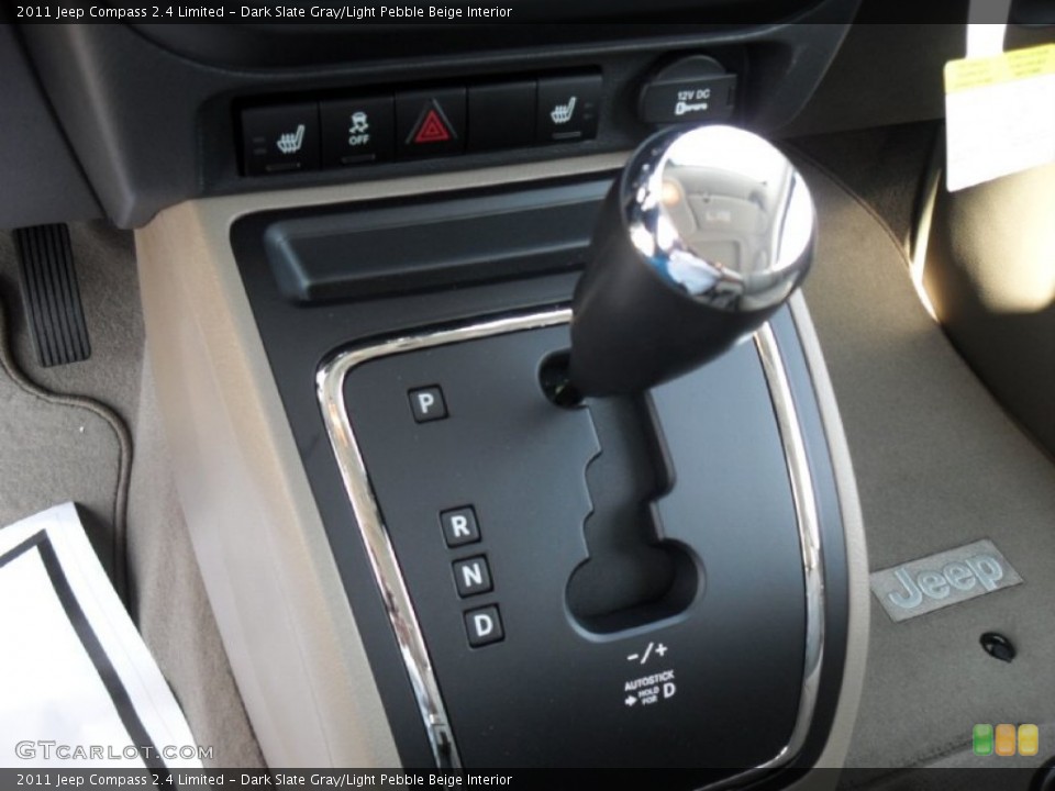 Dark Slate Gray/Light Pebble Beige Interior Transmission for the 2011 Jeep Compass 2.4 Limited #52294010