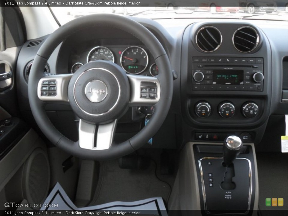 Dark Slate Gray/Light Pebble Beige Interior Dashboard for the 2011 Jeep Compass 2.4 Limited #52294082