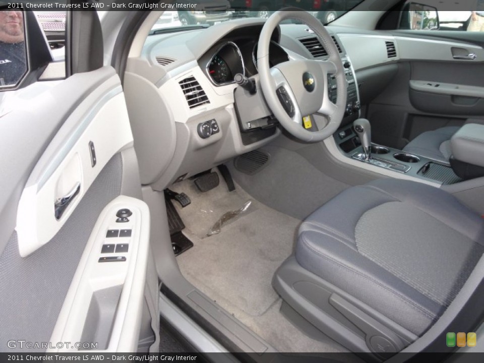 Dark Gray/Light Gray Interior Photo for the 2011 Chevrolet Traverse LS AWD #52294775