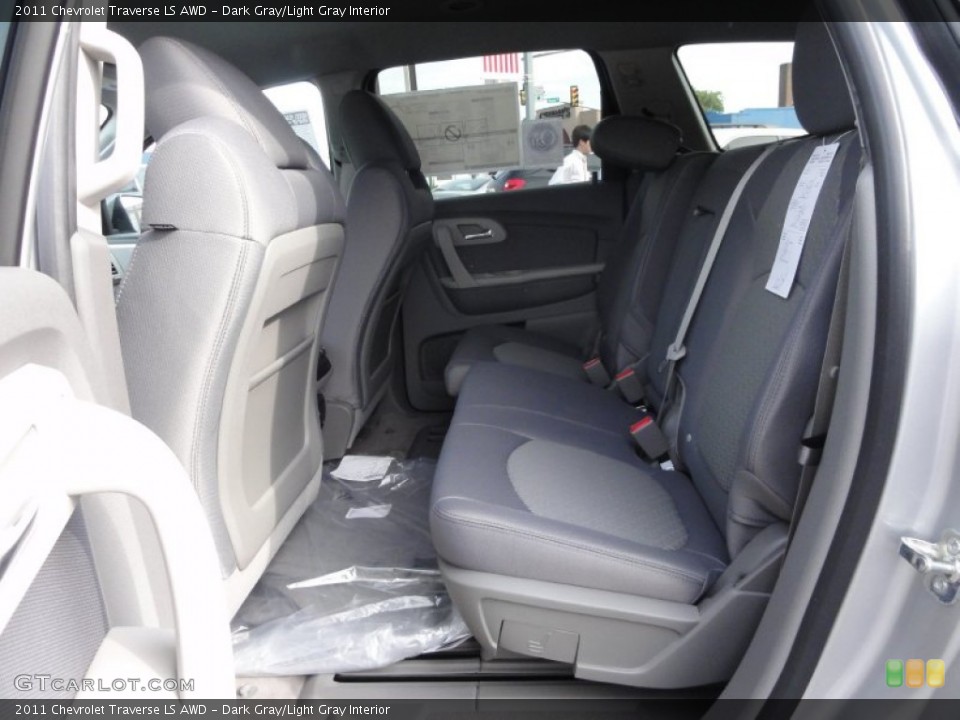 Dark Gray/Light Gray Interior Photo for the 2011 Chevrolet Traverse LS AWD #52294790