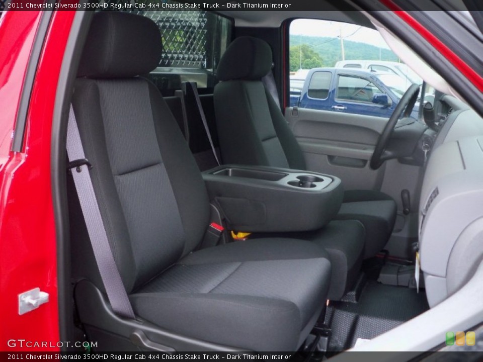 Dark Titanium Interior Photo for the 2011 Chevrolet Silverado 3500HD Regular Cab 4x4 Chassis Stake Truck #52294796