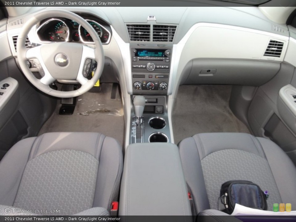 Dark Gray/Light Gray Interior Dashboard for the 2011 Chevrolet Traverse LS AWD #52294802