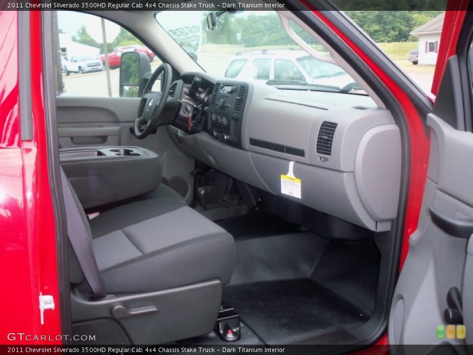 Dark Titanium Interior Photo for the 2011 Chevrolet Silverado 3500HD Regular Cab 4x4 Chassis Stake Truck #52294808