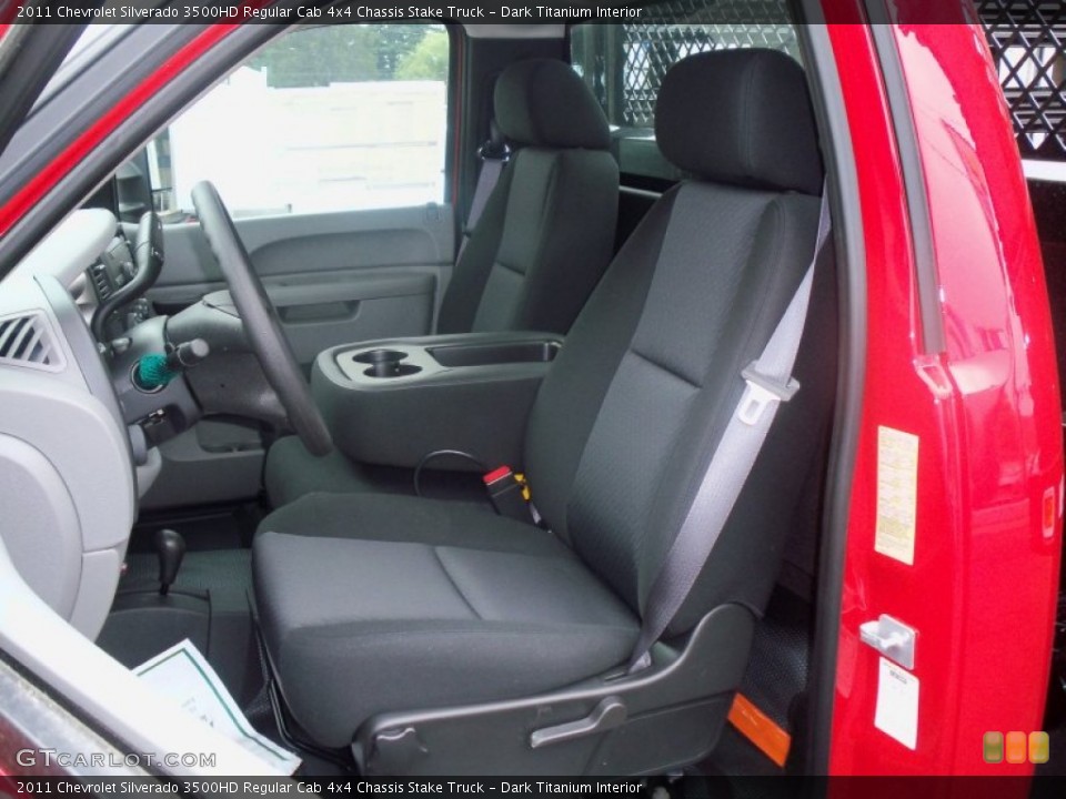 Dark Titanium Interior Photo for the 2011 Chevrolet Silverado 3500HD Regular Cab 4x4 Chassis Stake Truck #52294847