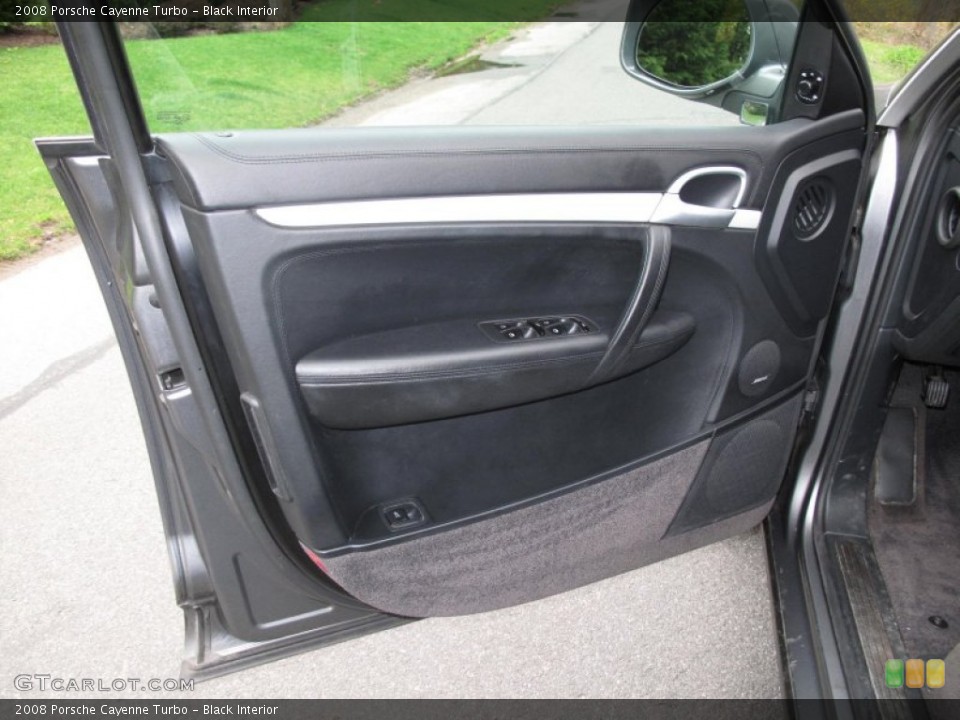 Black Interior Door Panel for the 2008 Porsche Cayenne Turbo #52295237