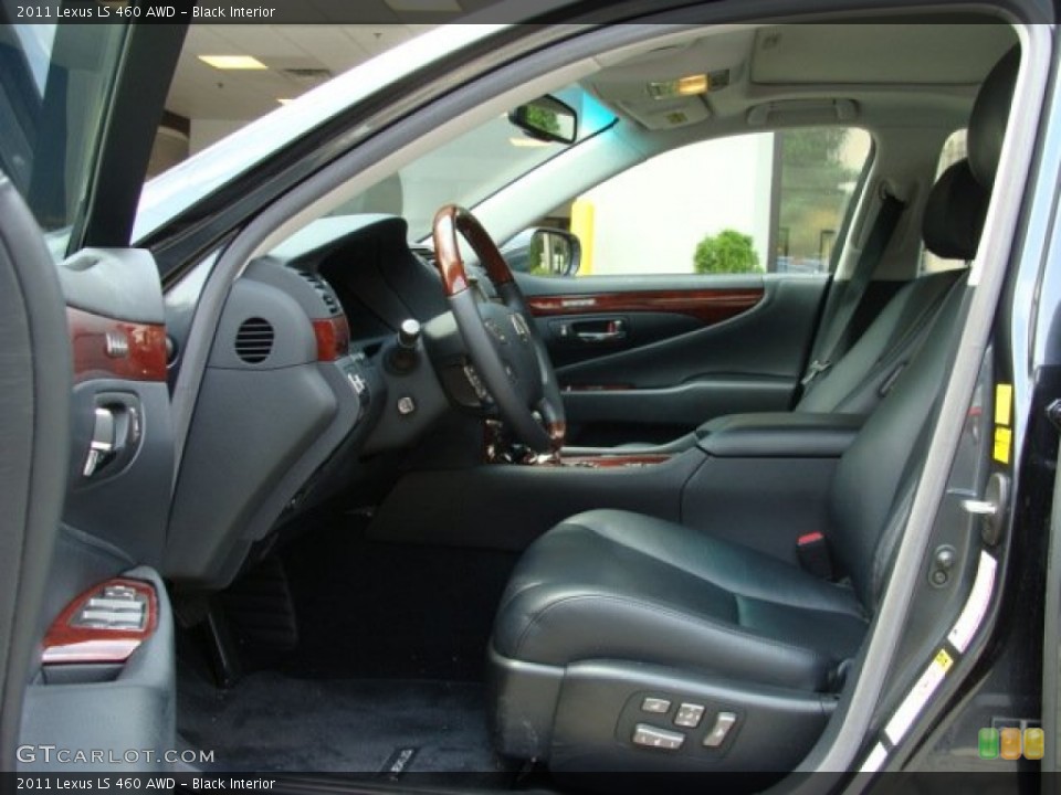 Black Interior Photo for the 2011 Lexus LS 460 AWD #52296977