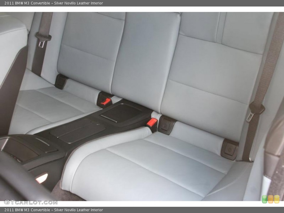 Silver Novillo Leather Interior Photo for the 2011 BMW M3 Convertible #52297496