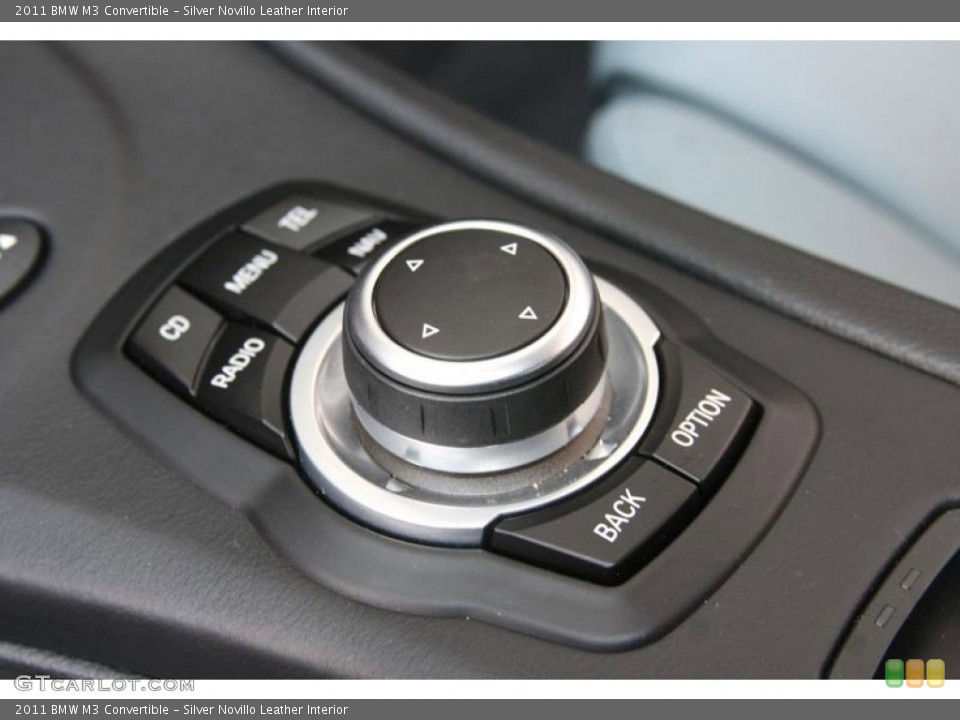 Silver Novillo Leather Interior Controls for the 2011 BMW M3 Convertible #52297757