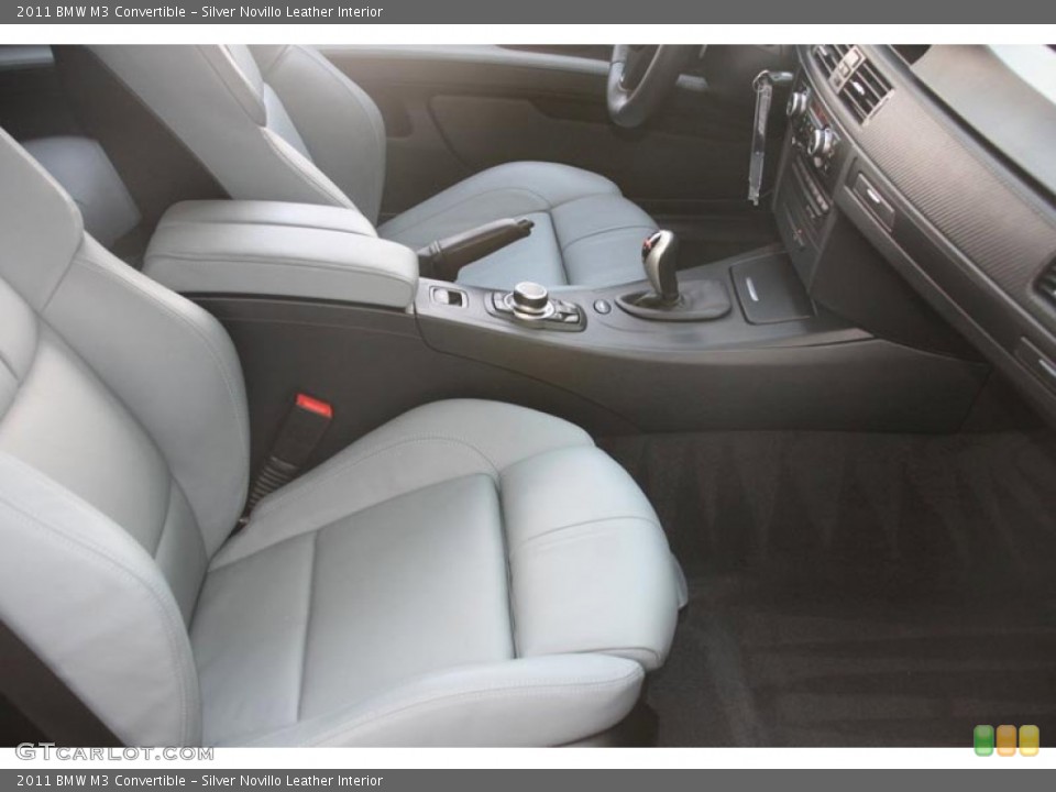 Silver Novillo Leather Interior Photo for the 2011 BMW M3 Convertible #52297880
