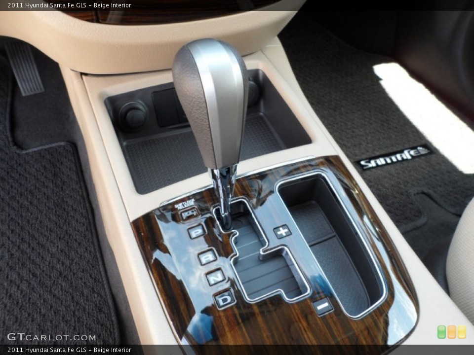 Beige Interior Transmission for the 2011 Hyundai Santa Fe GLS #52298180