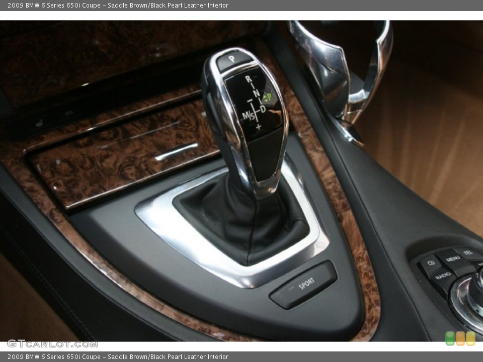 Saddle Brown/Black Pearl Leather Interior Transmission for the 2009 BMW 6 Series 650i Coupe #52298267
