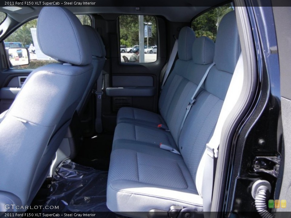 Steel Gray Interior Photo for the 2011 Ford F150 XLT SuperCab #52299212