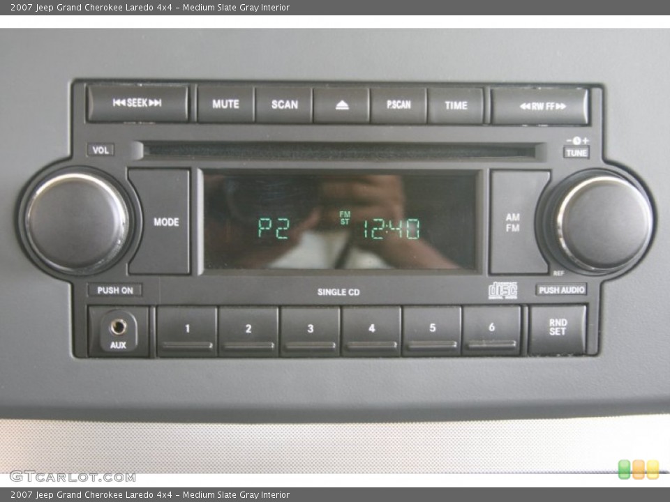 Medium Slate Gray Interior Controls for the 2007 Jeep Grand Cherokee Laredo 4x4 #52300175