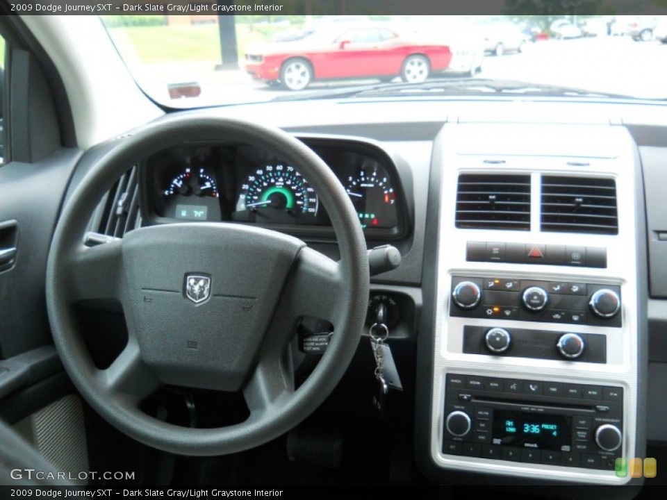 Dark Slate Gray/Light Graystone Interior Dashboard for the 2009 Dodge Journey SXT #52301975