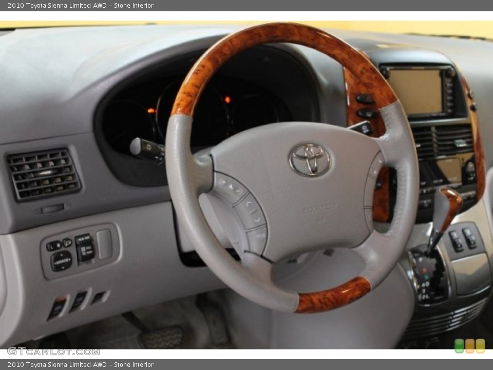Stone Interior Steering Wheel for the 2010 Toyota Sienna Limited AWD #52304486