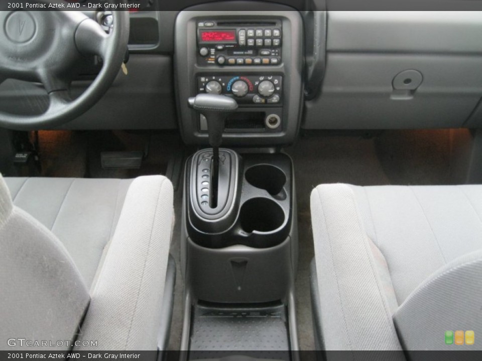 Dark Gray Interior Controls for the 2001 Pontiac Aztek AWD #52304624