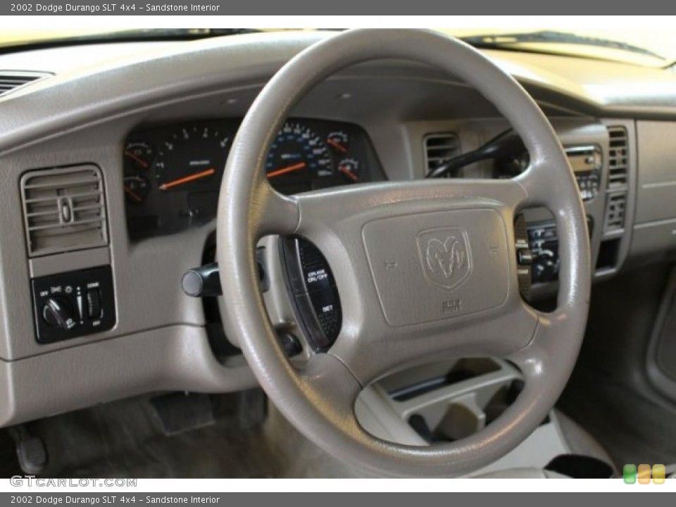 Sandstone Interior Steering Wheel for the 2002 Dodge Durango SLT 4x4 #52305362