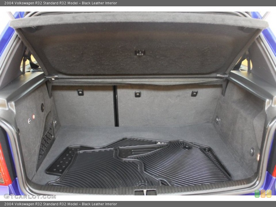 Black Leather Interior Trunk for the 2004 Volkswagen R32  #52305749