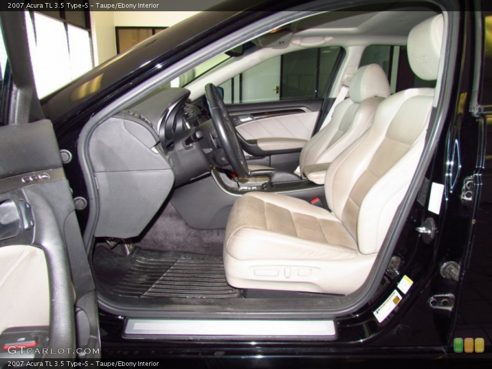 Taupe/Ebony Interior Photo for the 2007 Acura TL 3.5 Type-S #52308452