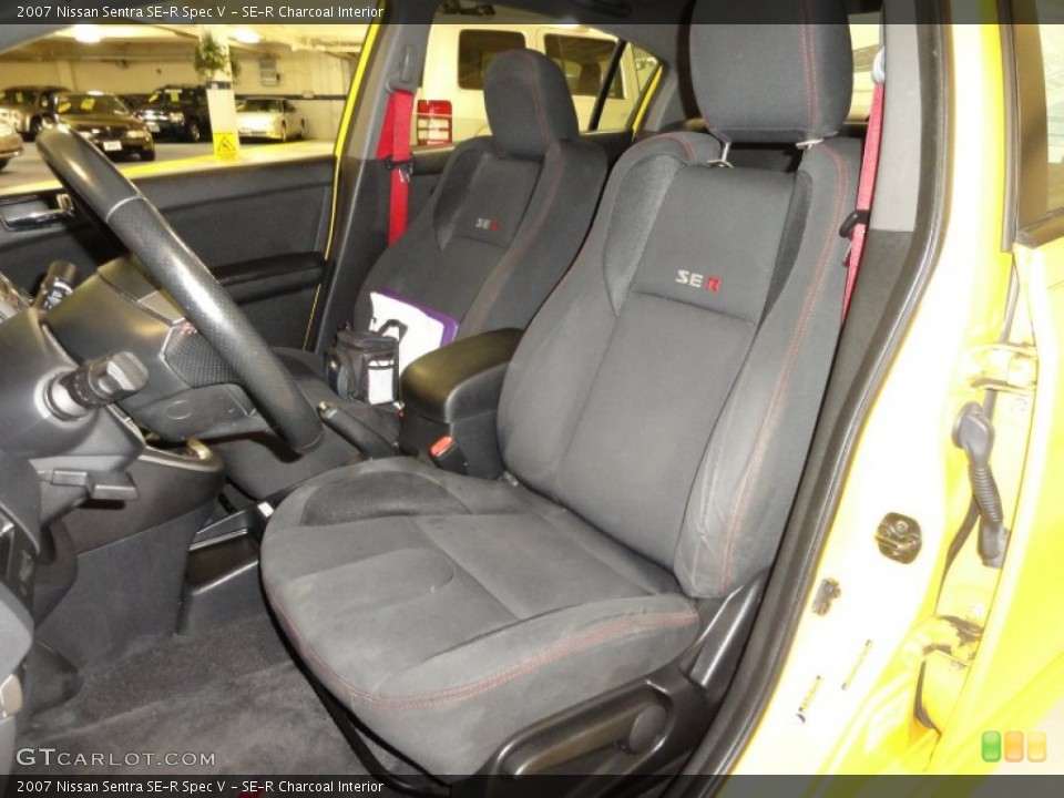 SE-R Charcoal Interior Photo for the 2007 Nissan Sentra SE-R Spec V #52311083